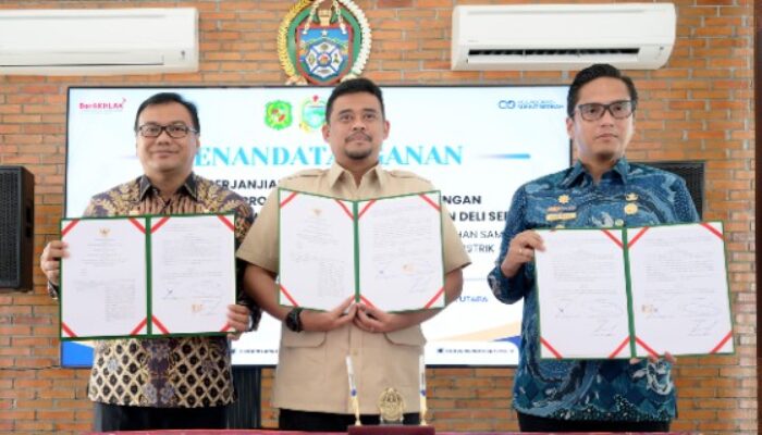 Kelola Sampah Jadi Energi, Gubsu Teken Kesepakatan dengan Walikota Medan dan Bupati Deliserdang