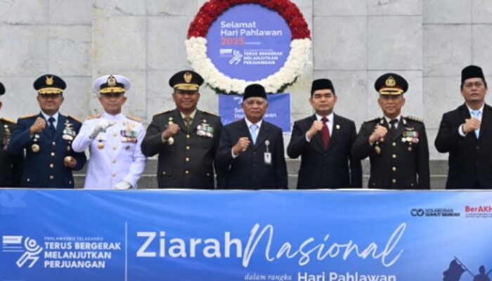 Hari Pahlawan, Wagubsu Ajak Pemuda Tumbuhkan Nasionalisme untuk Capai Indonesia Emas 2045