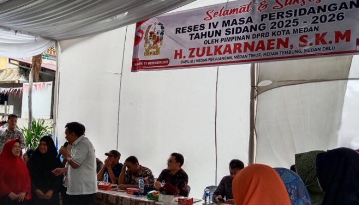Reses Pimpinan DPRD Medan, Warga Keluhkan Bansos hingga Layanan Kesehatan