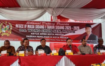 Warga Keluhkan Banjir dan Bantuan Sosial Saat Reses Ketua DPRD Medan Wong Chun Sen