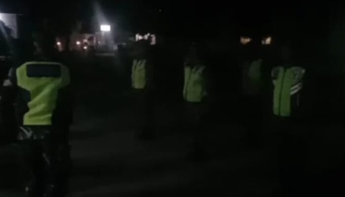 Danramil 17/Kotarih Pimpin Patroli Motoris Cegah Kejahatan Jalanan