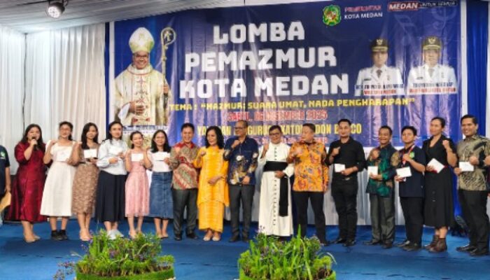 Beni Sinumba Hadiri Penutupan Lomba Pemazmur 2025, Pastor Soroti Minimnya Guru Agama Katolik di Sekolah Negeri