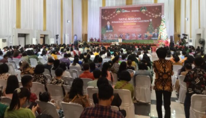 Kolaborasi Lintas Iman, Relawan Bobby Nasution Gelar Natal Peduli Bencana