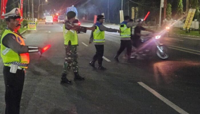 Pos PAM Operasi Lilin Toba di Alun-alun Sei Rampah Berjalan Aman dan Lancar