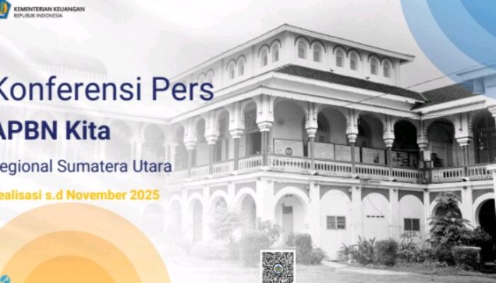 APBN Sumut hingga November 2025: Belanja Tembus Rp16 Triliun, Penerimaan Negara Melampaui Target