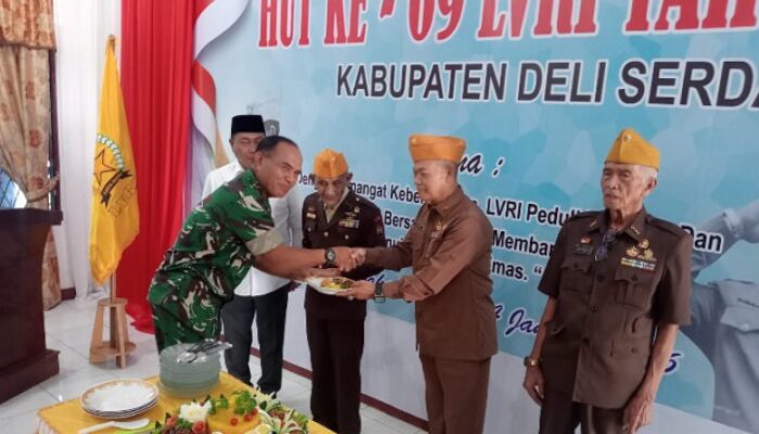 Veteran Deli Serdang Gelar Peringatan HUT ke-69 LVRI di Lubuk Pakam