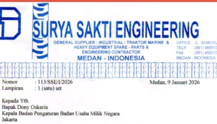 Persoalan Kontrak DO dengan Inalum Tak Tuntas, PT SSE Tempuh Jalur Laporan ke Berbagai Lembaga Negara