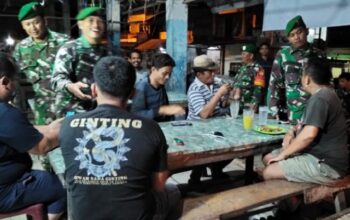 Koramil 21/TJ Gelar Patroli Siskamling Bersama Ormas dan Karang Taruna di STM Hulu