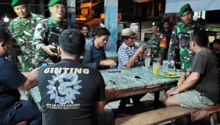 Koramil 21/TJ Gelar Patroli Siskamling Bersama Ormas dan Karang Taruna di STM Hulu