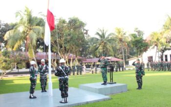 Kodim 0204/Deli Serdang Gelar Upacara Bendera 17-an