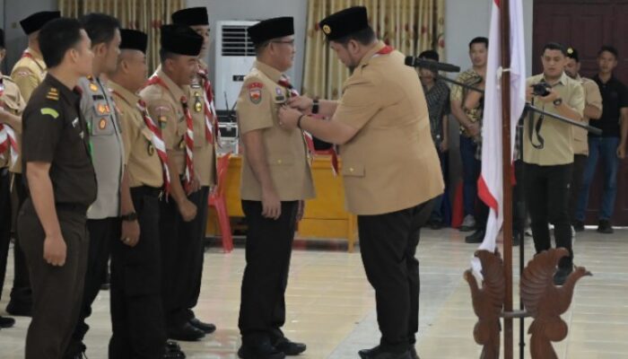 Ka Kwardasu Lantik Pengurus Pramuka Nias Selatan, Tekankan Peran Kwarcab sebagai Arsitek Gerakan