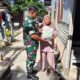 Koramil 14/DMR Salurkan Bantuan Sembako kepada Warga Desa Dolok Merawan