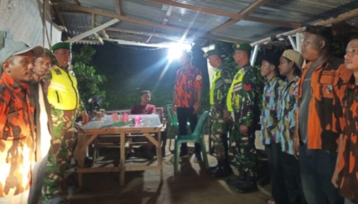 Kodim 0204/DS Gelar Patroli Bersama Ormas PP dan IPK di Bintang Bayu