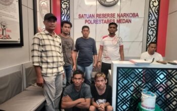 Tim Intel Kodim DS Tangkap Dua Pengedar Sabu di Sei Mencirim