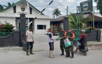 Koramil 08/Pantai Cermin Gelar “Jumat Sejuta”