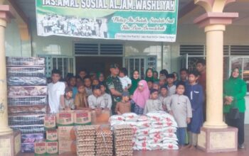 Dandim 0204/DS Anjangsana ke Panti Asuhan Al Washliyah