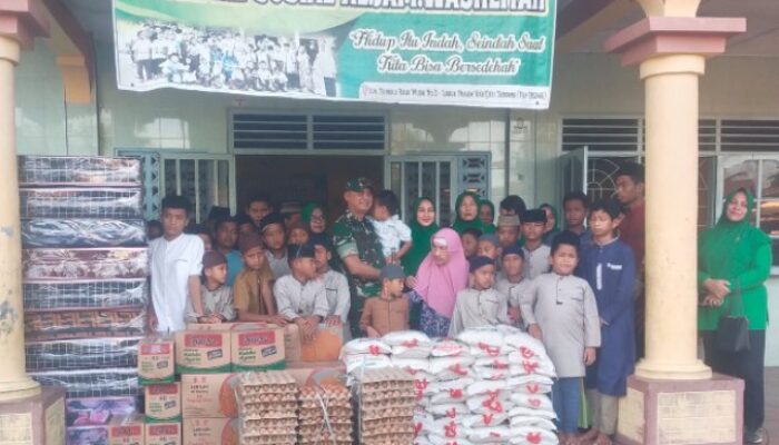 Dandim 0204/DS Anjangsana ke Panti Asuhan Al Washliyah