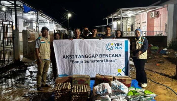 PLN UID Sumut Salurkan Bantuan Pangan untuk Korban Banjir Tapteng
