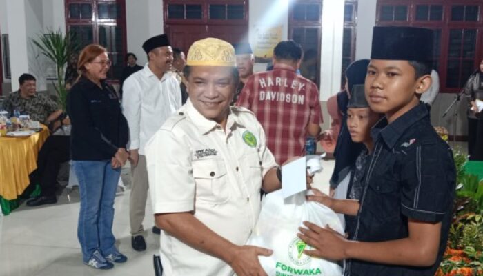 Forwaka Sumut Santuni Anak Yatim di Kejatisu Saat Safari Ramadan