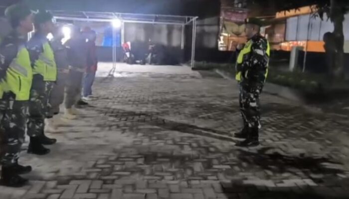 Patroli Siskamling, Personel Koramil 20/TK Bersama Ormas PP Jaga Kamtibmas di STM Hilir