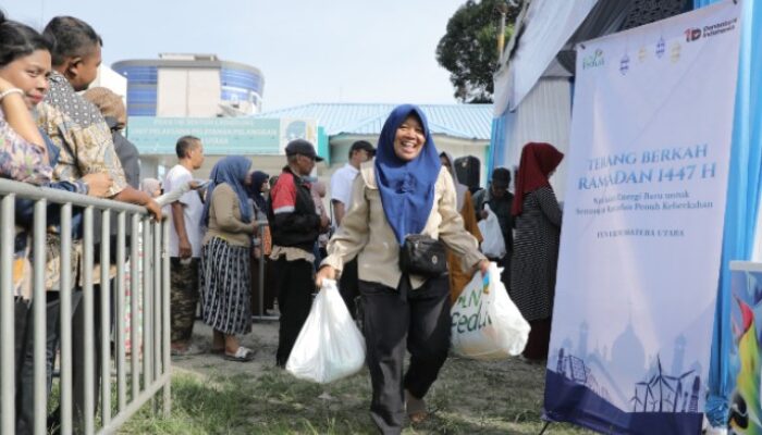 Pasar Murah Ramadan PLN Sumut: 1.200 Paket Sembako Dijual Rp70 Ribu, Hasilnya untuk Program Listrik Sosial