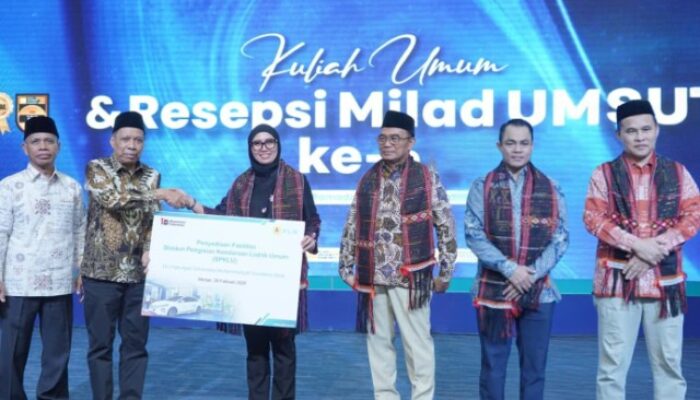 PLN Petakan 10.068 Wilayah Belum Berlistrik, Direktur Distribusi Ungkap Tantangan Energi di Kuliah Umum UMSU