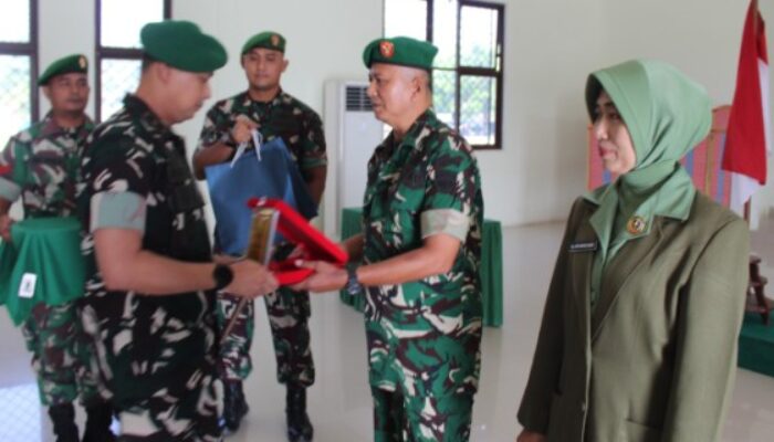 Dandim DS Pimpin Tradisi Penerimaan Personel Baru dan Pelepasan Personel Pindah Satuan