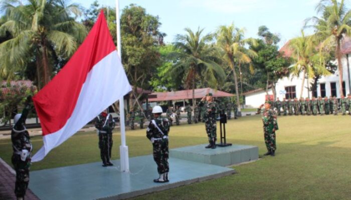 Kodim 0204/DS Gelar Upacara Bendera 17-an Maret 2026