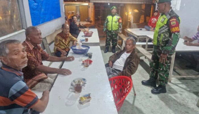 Sinergi Koramil 21/TJ dan Ormas Jaga Keamanan Desa