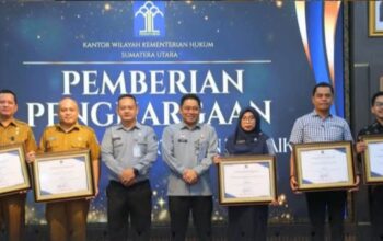 DPRD Medan Raih Penghargaan Terbaik I E-Report JDIHN Sumut