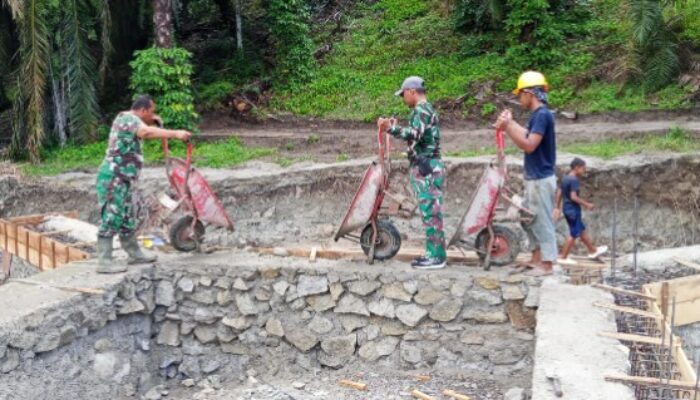 Pembangunan Jembatan ARMCO Kodim DS Tembus 68 Persen, Akses Warga Korajim Makin Lancar