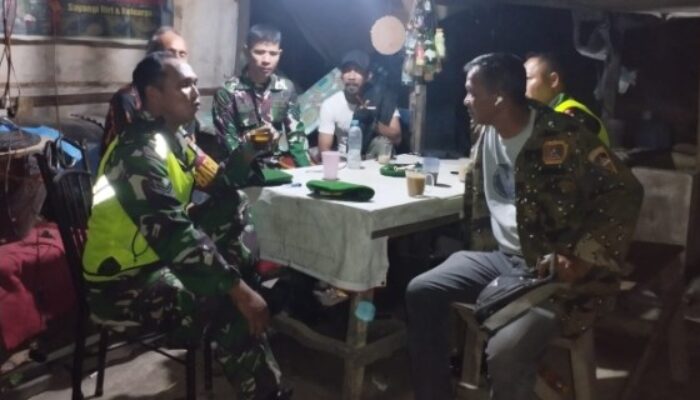 Patroli Gabungan TNI dan Ormas Digelar di Sunggal, Jaga Keamanan Wilayah
