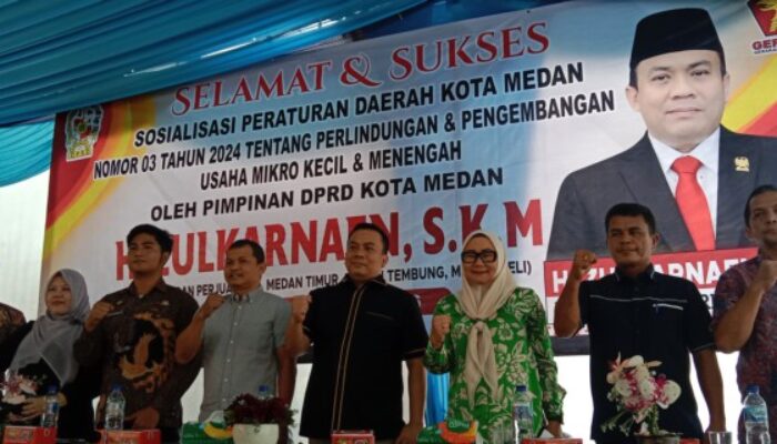 Saat Sosperda, Zulkarnaen Dorong UMKM Medan Naik Kelas Lewat Pelatihan dan Bantuan Usaha