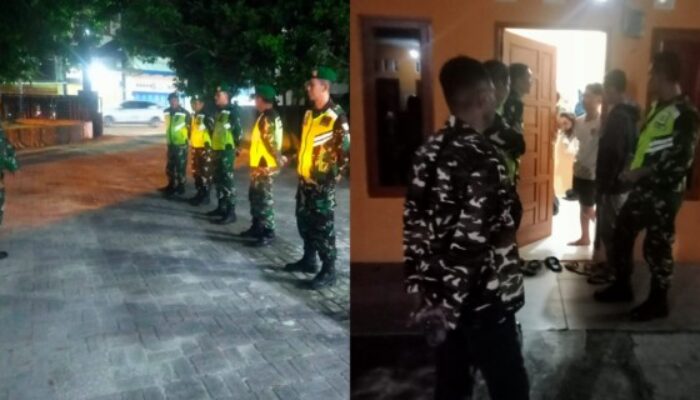 Kodim 0204/DS dan FKPPI Patroli Kos-kosan di Tebing Tinggi, Cegah Penyakit Masyarakat