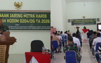 Kodim DS Gelar Pembinaan Jaring Mitra Karib TA 2026, Bahas Pengendalian Teritorial