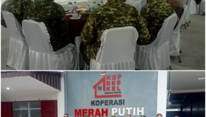 Vidcon Bersama Presiden, Dandim 0204/DS Hadiri Peresmian Koperasi