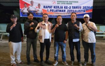 Edison Ginting Hadiri Raker ke-2 Koordinator Wartawan DPRD Medan, Dorong Sinergi dengan Pemko