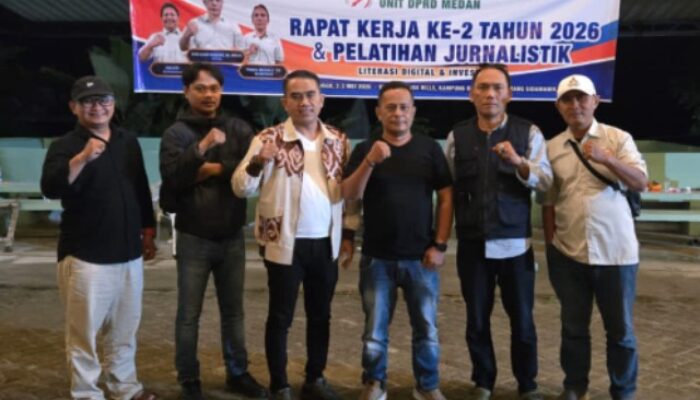 Edison Ginting Hadiri Raker ke-2 Koordinator Wartawan DPRD Medan, Dorong Sinergi dengan Pemko