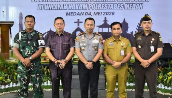 Ketua DPRD Medan Hadiri Doa Lintas Agama di Polrestabes