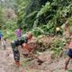 Babinsa Koramil Sibolangit Pimpin Sabtu Bersih, Jalan ke Perladangan Dibersihkan