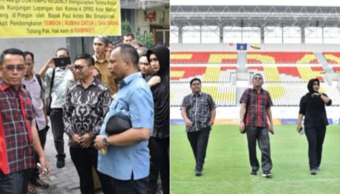 Komisi 4 DPRD Medan Sidak Perumahan dan Stadion Teladan