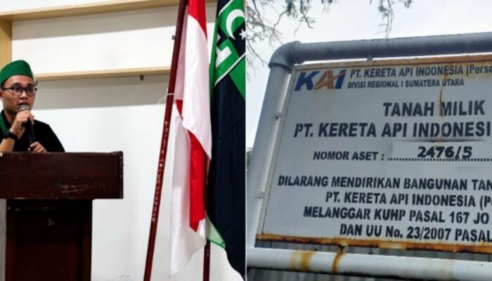 HMI Soroti Dugaan Ketidaksesuaian PBG di Lahan PT KAI Sumut
