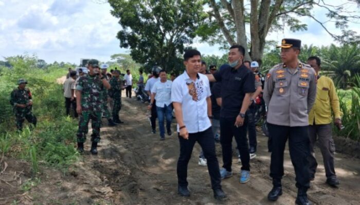 Danramil Hentikan Aktivitas Galian C Ilegal di Sungai Ular