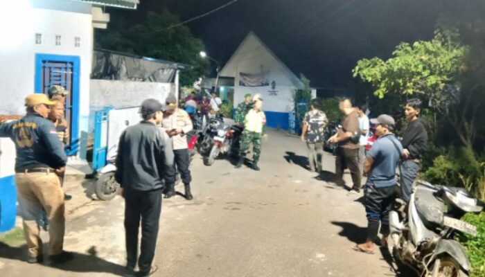 Patroli Siskamling Koramil 21/TJ Bersama Ormas dan Karang Taruna