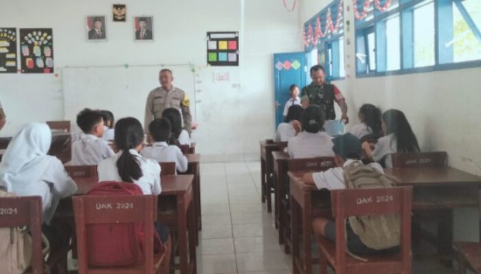 Babinsa Dampingi Penyaluran 6.303 Porsi MBG di Bangun Purba