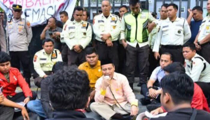 Rajudin Sagala Terima Aspirasi GMNI Kota Medan