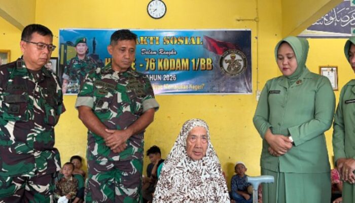 HUT ke-76 Kodam I/BB, Bakti TNI Menguatkan Harapan Anak Negeri