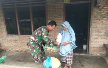 Babinsa Koramil 21/TJ Gelar Jumat Sejuta di Desa Rumah Lengo