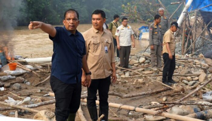 Atas Arahan Gubernur Bobby Nasution, Pemprovsu Kembali Bongkar Tambang Emas Ilegal di Sungai Batang Gadis