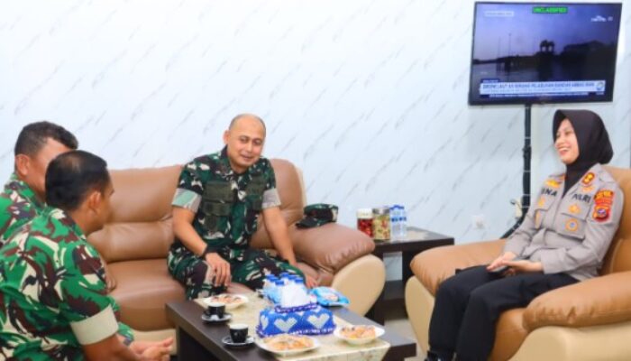 Dandim DS Laksanakan Kunjungan ke Polres Tebing Tinggi